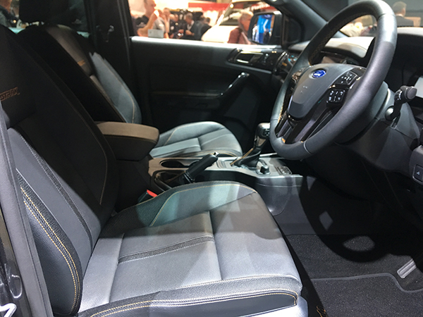 2019 Ford Ranger Wildtrak Front Seat