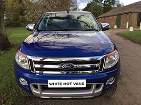 Ford Ranger Wildtrak Blue 04 White Hot Vans
