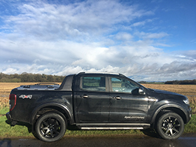 Ford Wildtrak Black Panther 280 White Hot Vans