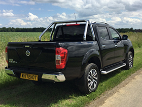 Nissan Navara Black 2 White Hot Vans