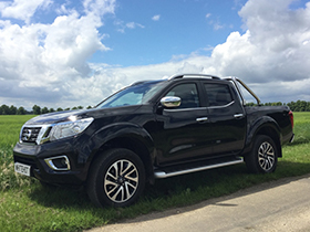 Nissan Navara Black 3 White Hot Vans