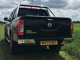 Nissan Navara Black 6 White Hot Vans