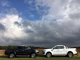 Nissan Navara Black 9 White Hot Vans