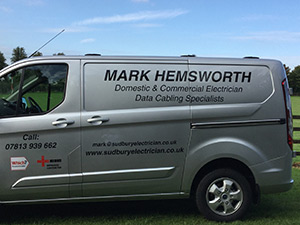 White Hot Vans Signwriting Mark Hemsworth